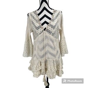 Happy Island Greek Island Boho Resort Swim Cover Up